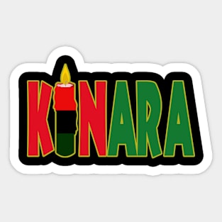 Kwanzaa Kinara Candle Sticker